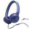 JBL Tune 530 Wired On-Ear Headphones - Blue Microphone - 33mm Drivers with JBL Pure Bass Sound - Lightweight, Comfortable & Foldable - Tangle-Free Flat Cable with 3.5mm Aux Jack