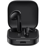 Xiaomi Redmi Buds 6 Active True Wireless Earbuds - Black Comfortable Open Fit - Large 14.2mm Dynamic Drivers - Xiaomi Earbuds App for iOS & Android - Up to 6hrs Playtime / 30hrs with Charging Case