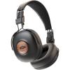 MARLEY Positive Vibration Frequency Wireless Over-Ear Headphones - Signature Black Sustainable Materials - Premium Wood & Aluminium Construction - Bluetooth 5.2 - Type-C Quick Charge + up to 34hrs Battery Life - Foldable - Durable - Carry B