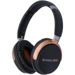 Moki Pro Opus Wireless Over-Ear Headphones - Black with Microphone - Bluetooth Controls - Adjustable Headband