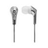 Moki Metallics ACC-HPMLC Wired In-Ear Headphones - Silver 3.5mm Jack Moki Metallics ACC-HPMLC Wired In-Ear Headphones - Silver 3.5mm Jack