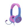 Moki ChatZone Wired On-Ear Headphones - Blue / Purple 3.5mm jack with Boom Microphone Moki ChatZone Wired On-Ear Headphones - Blue / Purple 3.5mm jack with Boom Microphone