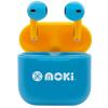 Moki MokiPods Mini True Wireless In-Ear Headphones for Kids - Blue Yellow Volume Limited Moki MokiPods Mini True Wireless In-Ear Headphones for Kids - Blue Yellow Volume Limited