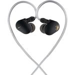 MOONDROP CHU II Dynamic Wired In-Ear Monitor Headphones - Black 0.78 2pin Detachable 3.5mm Cable - 10mm High-Performance Dynamic Drivers - Replaceable Acoustic Filters - 15Hz-38kHz - 18ohms - Storage bag included