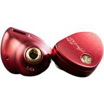 MOONDROP ARIA2 Dynamic Wired In-Ear Monitor Headphones - Vibrant Red 0.78 2pin Detachable Braided 3.5mm/4.4mm Cable - TiN Ceramic-coated Diaphragms - Precision-milled Zinc Alloy Design - 16Hz-22kHz - 33ohms - Storage bag included
