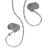 MOONDROP LAN II Reference Dynamic Wired In-Ear Monitor Headphones - Silver 0.78 2pin Detachable 3.5mm/4.4mm Balanced Cable - New Generation Glass Dome Dynamic Drivers - Stainless Steel Shell - 12Hz-60kHz - 32ohms - Storage bag included