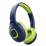 Promate Child-Safe CODDY.EMR Wireless Over-Ear Headphones for Kids - Emerald Audio Range 85-93dB - Built in 300mAh Battery - Bluetooth - 10m Operating Distance - Padded Ear Pads - Up to 5 Hours Battery Life