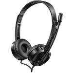 Rapoo H120 USB Wired Overhead Headset - Black Stereo - Microphone