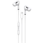 RockRose Solo TC Neo USB-C In-Ear Headphones with DAC -  White,  120cm