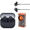 Samsung Galaxy Buds3 FE True Wireless Noise Cancelling In-Ear Headphones - Black - Launch Bundle - Bonus Samsung x AKG EO-IC100 USB-C Headset + Valore 5W Pocket Bluetooth Speaker worth $93