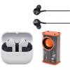 Samsung Galaxy Buds3 FE True Wireless Noise Cancelling In-Ear Headphones - Grey - Launch Bundle - Bonus Samsung x AKG EO-IC100 USB-C Headset + Valore 5W Pocket Bluetooth Speaker worth $93