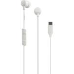 Skullcandy Jib USB-C Wired In-Ear Headphones - Bone White In-Line Microphone - Call & Track controls - Compatible with Samsung, Android & USB-C iPhone
