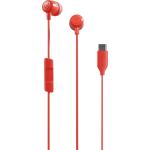 Skullcandy Jib USB-C Wired In-Ear Headphones - Plasma Red In-Line Microphone - Call & Track controls - Compatible with Samsung, Android & USB-C iPhone