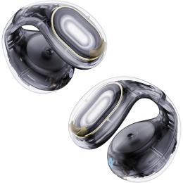Soundcore by Anker C30i Open-Ear Clip-On True Wireless Earbuds - Transparent Black Ultra-lightweight breathable open-ear comfort - IPX4 Sweat & Water Resistant - Optional ear grips - Up to 10hrs Playback / 30hrs with Charging Case