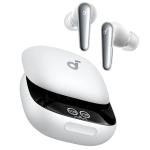 Soundcore by Anker Liberty 4 Pro True Wireless Noise Cancelling In-Ear Headphones - White 7-Sensor Precise Noise Cancelling - Dual Drivers for Detailed Hi-Res Sound - Touch Bar & Smart Case Display - IPX5 - Up to 7.5hrs playtime/30hrs with