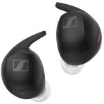 Sennheiser MOMENTUM Sport True Wireless Premium Noise Cancelling In-Ear Headphones - Black Adaptive ANC - Heart Rate Monitor & Body Temperature - Secure Workout Fit + IP55 - Works with Polar / Apple Health / Strava & More