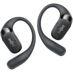Shokz OpenFit 2+ Open-Ear True Wireless Sports Headphones - Black - Physical Multifunction Buttons - Ultra-comfortable & secure earhook fit - Dual Drivers with Dolby Audio - Qi Wireless Charging - IP55 - Up to 11hrs playtime/48hrs with char