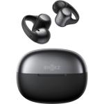 Shokz OpenDots ONE Premium Open-Ear True Wireless Clip-On Sports Earbuds - Black - Ultra-lightweight super-comfortable & secure fit - Dolby Audio with powerful bass - IP55 - Qi Wireless Charging - Up to 10hrs playtime/40hrs with charging ca