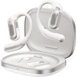 Shokz OpenFit Pro Premium Open-Ear True Wireless Sports Headphones - White - Open-Ear Noise Reduction - Superior Sound - Premium Metal Design - Secure Fit & All-Day Comfort - Clear Calls with AI Noise Cancelling - IP55 - Dolby Atmos
