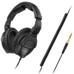 Sennheiser Pro HD 280 PRO Closed-back Wired Over-Ear Professional Studio Headphones - Black Rugged & Durable - 64ohm - Swivel Earcups - Coiled 3m Cable - 3.5mm Jack - 6.3mm Adapter Included - 2 Year Warranty