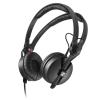 Sennheiser Pro HD 25 Wired On-Ear Professional DJ & Studio Monitoring Headphones - Black Rugged & Durable - Single-ear listening option - 16Hz-22kHz - 70ohms - Detachable 1.5m Cable - 3.5mm jack + 6.3mm adapter - 2 Year Warranty