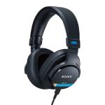 Sony MDR-M1 Wired Professional Reference Closed Monitor Headphones - Black Ultra-Wideband Playback 5Hz-80kHz - High Sound Isolation - Detachable 1.2m 3.5mm Cable + 2.5m 6.3mm Cable - For Creators / Sound Mixing / Audio Production & more