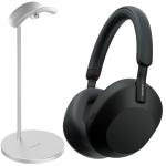 Sony WH-1000XM5 Wireless Over-Ear Noise Cancelling Headphones - Black BONUS Momax Premium Aluminium Headphone Stand