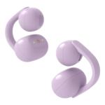 Sony LinkBuds Clip WF-LC900 Open-Ear Clip-On True Wireless Earbuds - Violet All-Day Comfort - 10-Band EQ - IPX4 - Clear Calls with AI Noise Reduction - Multipoint - Up to 9hrs playtime/37hrs with charging case