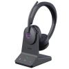 Yealink WH68 ANC DECT & Bluetooth Hybrid Wireless Headset - Teams Certified 4-Mics Noise Cancellation / Busy Light / Up to 185m Distance / Up to 32-Hour Talk-time