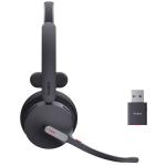 Yealink WH64 Hybrid Mono DECT & Bluetooth Wireless Headset - Teams Certified 3-Mics Noise Cancellation - Busy Light - Up to 150m Distance - Up to 26-Hour Talk-time