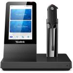 Yealink WH67 DECT Wireless Headset - Teams Certified 2-Mics Noise Cancellation / 4 Wearing Styles / Busy Light / Up to 120m Distance / Up to 7-Hour Talk-time