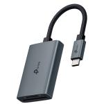 TP-Link UA440C USB-C 2-in-1 SD & microSD Card Reader 5 Gbps USB 3.0 Type-C / Support UHS-II 312 MB/s & Dual Card Reading Simultaneously