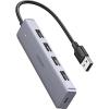 UGREEN 50985 4 Port USB 3.0 Hub USB Extender - Compatible for MacBook Mac Pro Mini / iMac / Surface Pro / XPS / IdeaPad / MateBook X Pro / Notebook PC / USB Flash Drives / Mobile HDD