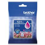 Brother LC531M Ink Cartridge - Magenta Yield - up to 200 Pages - for Brother DCP-J1260W,DCP-J1310DW Printer