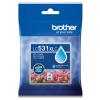 Brother LC531XLC Ink Cartridge - Cyan High Yield -500 Pages - for Brother DCP-J1260W,DCP-J1310DW Printer Brother LC531XLC Ink Cartridge - Cyan High Yield -500 Pages - for Brother DCP-J1260W,DCP-J1310DW Printer
