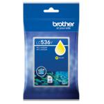 Brother LC536C Ink Cartridge - Yellow Yield -up to 900 Pages - for Brother MFC-J4355DW, MFC-J4555DW Printer