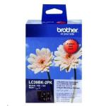 Brother LC39BK2PK Ink Cartridge - Black - 2 Pack 300 Pages - for Brother DCPJ125 / DCPJ140W / MFCJ265W / MFCJ410 / MFCJ415W Printer
