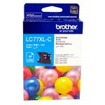 Brother LC77XLC Ink Cartridge - Cyan High Capacity - 1200 Pages - for Brother MFCJ6510DW / MFCJ6910DW Printer