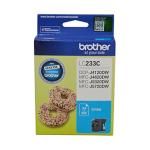 Brother LC233C Ink Cartridge - Cyan 500 Pages - for Brother DCPJ4120DW / DCPJ562DW / MFCJ4620DW / MFCJ480DW / MFCJ5320DW / MFCJ5720DW / MFCJ680DW / MFCJ880DW Printer