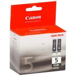 Canon PGI5BK Pigment Ink Cartridge - Twin Pack - Black