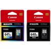 Canon PG640XL+CL641XL Black + Tri-Colour Ink Cartridge Value Pack High Yield for Canon PIXMA MG2160 / MG2260 / MG3160 / MG3260 / MG3560 / MG4160 / MG4260 / MX376 / MX396 / MX436 / MX456 / MX516 / MX526 Printer