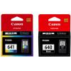Canon PG640+CL641 Black + Tri-Colour Ink Cartridge Value Pack for Canon TS5160 / MG2160 / MG2260 / MG3160 / MG3260 / MG3560 / MG4160 / MG4260 / MG3660BK / MX376 / MX396 / MX456 / MX476 / MX516 / MX526 / MX536 Printer