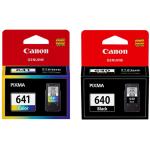 Canon PG640+CL641 Black + Tri-Colour Ink Cartridge Value Pack for Canon TS5160 / MG2160 / MG2260 / MG3160 / MG3260 / MG3560 / MG4160 / MG4260 / MG3660BK / MX376 / MX396 / MX456 / MX476 / MX516 / MX526 / MX536 Printer