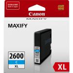 Canon PGI-2600XL C OCN Ink Cartridge - Cyan High Yield - 1500 Pages for Canon MAXIFY MB5060 / MB5360 / IB4060 / MB5160 Printer