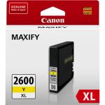 Canon PGI-2600XLY Ink Cartridge - Yellow High Yield - 1500 Pages - for Canon MAXIFY MB5060 / MB5360 / IB4060 / MB5460 / MB5160 Printer