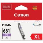 Canon CLI681XLPB Ink Cartridge - Photo Blue High Yield - 500 Pages - for Canon PIXMA TS8260 / TS8360 / TS9160 / TS8160 Printer