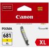 Canon CLI681XLY Ink Cartridge - Yellow 500 Pages - for Canon TR7560 / TR8560 / TS6160 / TS6260 / TS6360 / TS6365 / TS8160 / TS8260 / TS8360 / TS9160 / TS9565 / TS9560 / TS706 Printer