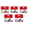 Canon CLI651XL Ink Cartridge Value Pack - Black / Cyan / Grey / Yellow / Magenta High Yield - 750 Pages for Canon PIXMA MG6360 / MG5460 / iP7260 / MX726 / MG5560 / iP8760 / iX6860 / MG6460 / MG7160 / MX926 / MG5660 / MG6660 / MG7560 Prin Canon CLI651XL Ink Cartridge Value Pack - Black / Cyan / Grey / Yellow / Magenta High Yield - 750 Pages for Canon PIXMA MG6360 / MG5460 / iP7260 / MX726 / MG5560 / iP8760 / iX6860 / MG6460 / MG7160 / MX926 / MG5660 / MG6660 / MG7560 Prin