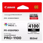 Canon Lucia Pro 225610 PFI-4100 80ml Ink - Photo Black for Canon imagePROGRAF PRO1100