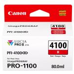 Canon Lucia Pro 225624 PFI-4100 80ml Ink - Red